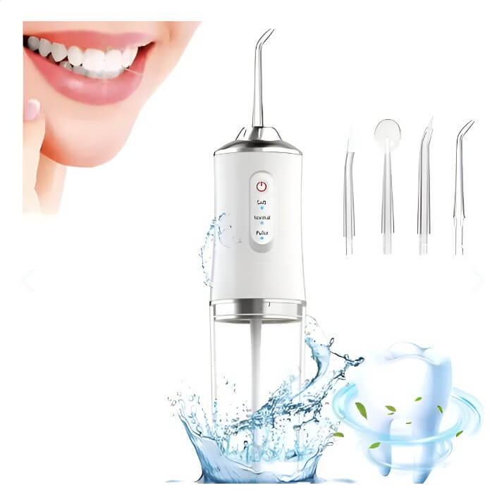 HydroFloss Pro™ - Irrigador Bucal Portátil Recargable