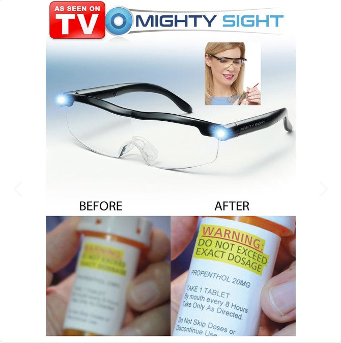 Lentes Con Lupa Y Luz Led