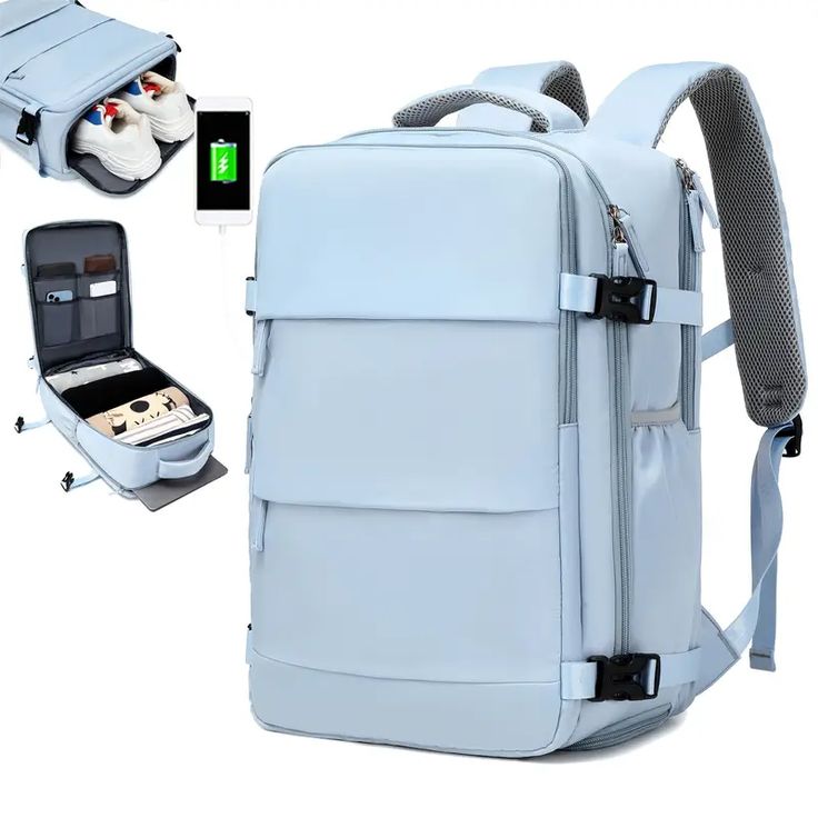 Mochila De Viaje 30L Colores Variados