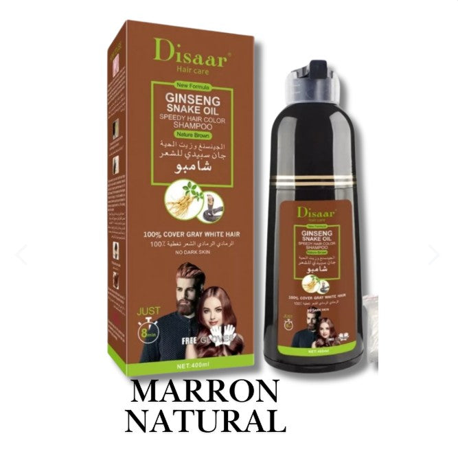 Shampoo Colorante Tinte Cubre Canas