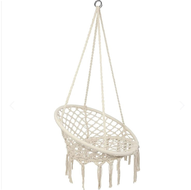Silla Hamaca De Macramé Resistente
