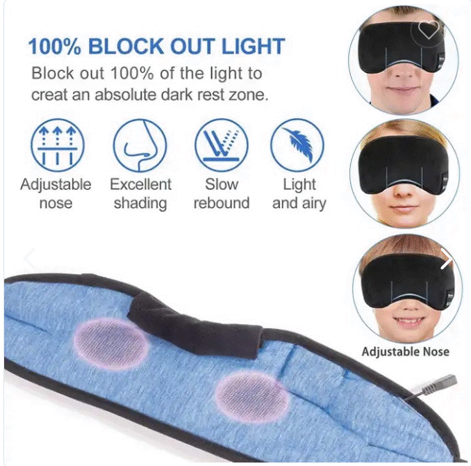 Antifaz Con AudÍfonos Para Dormir