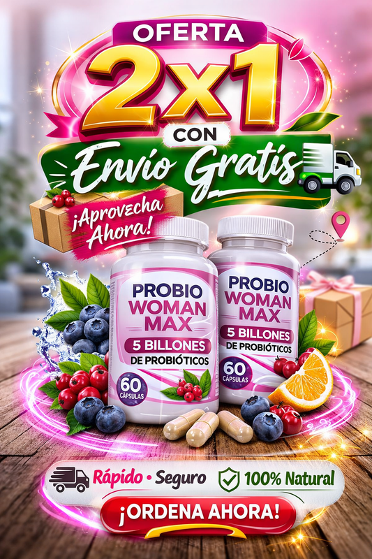 PROBIO WOMAN MAX - Apoya tu bienestar digestivo