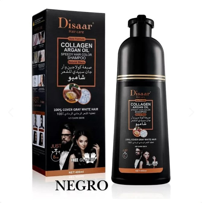 Shampoo Colorante Tinte Cubre Canas
