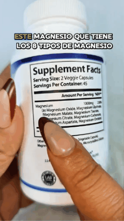 Magnesium Complex 1000mg – Apoyo ideal para tu Energía.
