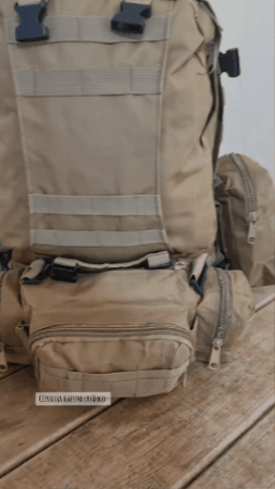 Mochila Tactica Desmontable 65L