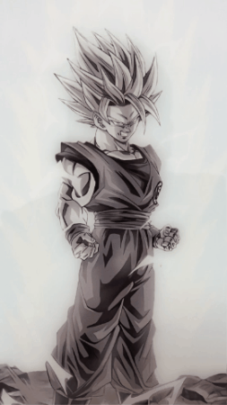 Espejo Pintura Lampara Led Dragon Ball Z