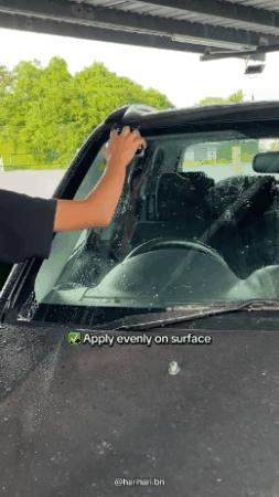 Cepillo Limpiador de Aceite para Vidrios